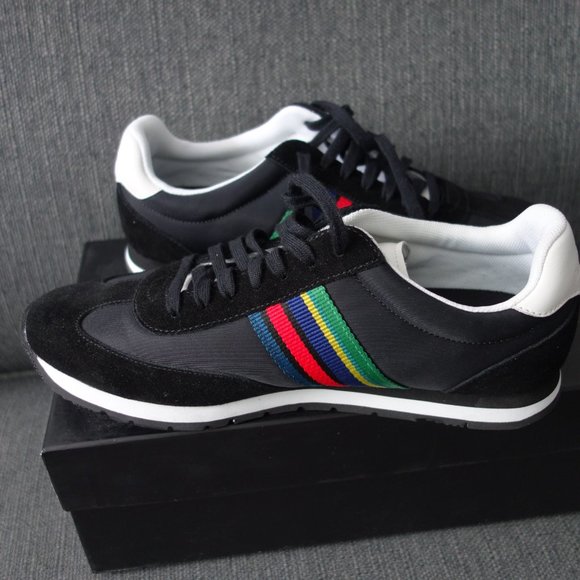 Paul Smith Prince Black Nylon Sneakers US Size 9 *Great Condition-Like New* - Picture 6 of 11